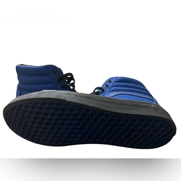Vans Unisex Sk8-Hi True Blue Black Skate Shoe - Picture 5 of 6